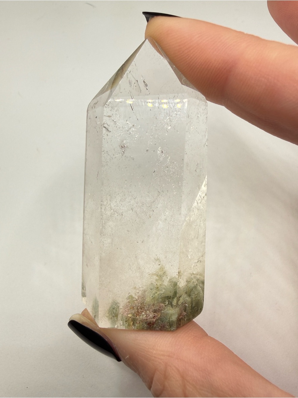 Natural Garden (Lodolite) Quartz Tower
